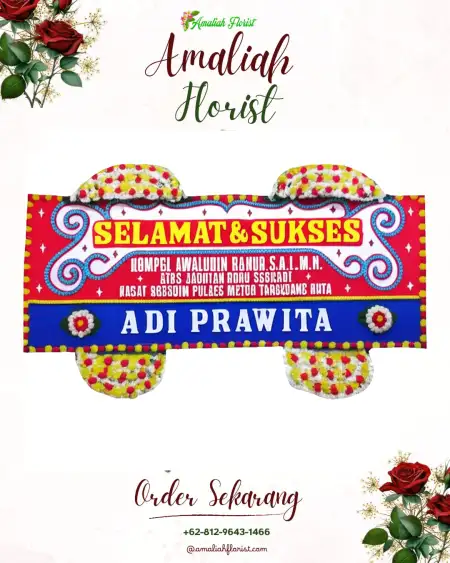 Papan Bunga Ucapan Selamat Sidamanik