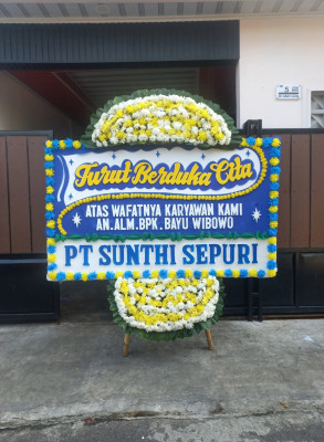 Papan Bunga Duka di Sidamanik